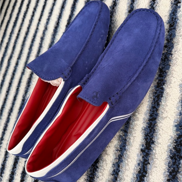 Tod\'s Blue Suede Men\'s Loafers